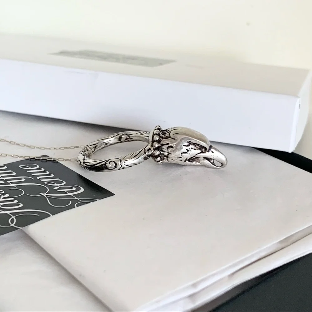 NWOT Gucci sterling silver eagle ring - Picture 13 of 16